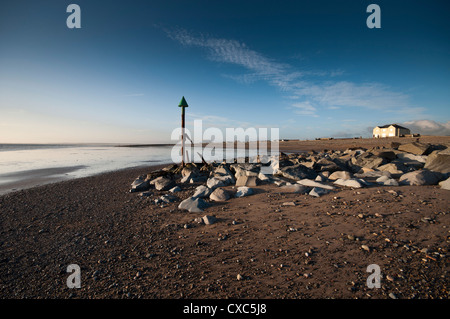 Dinas Dinlle near Caernarfon in North Wales Stock Photo