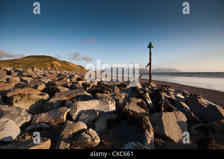 Dinas Dinlle near Caernarfon in North Wales Stock Photo