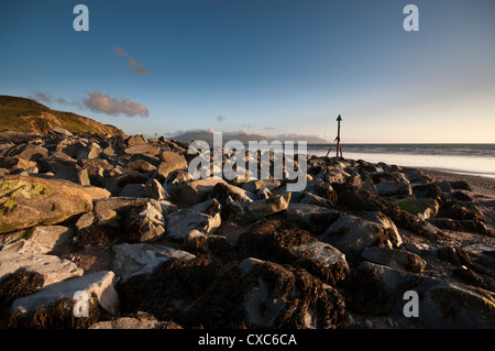 Dinas Dinlle near Caernarfon in North Wales Stock Photo