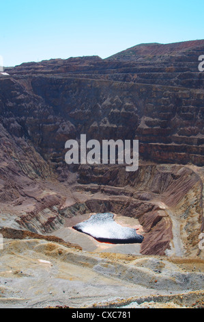 The Lavender open pit copper mine in Bisbee, Arizona, United States of America, North America Stock Photo