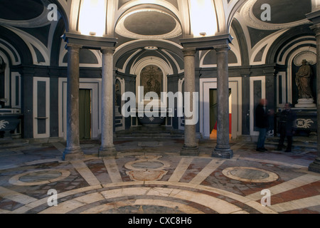 The Carlo Vanvitelli underground basilica of the SS Annunziata, Naples, Campania, Italy Stock Photo