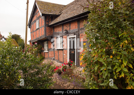 'Brick House' built in 1446/54 in the medieval historic village of Pembridge, Herefordshire, England, UK. Stock Photo