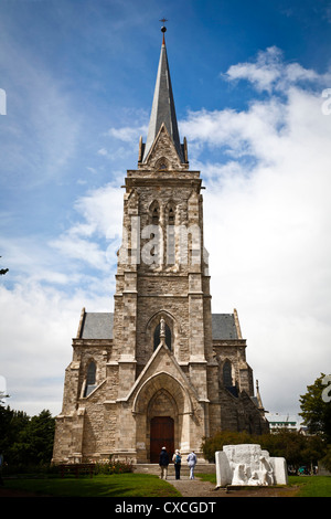 The ''Nuestra Señora del Nahuel Huapi' Cathedral Bariloche, Patagonia, Argentina. Stock Photo