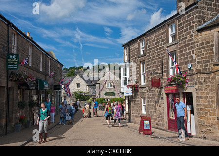 Water street in Bakewell, Derbyshire Stock Photo