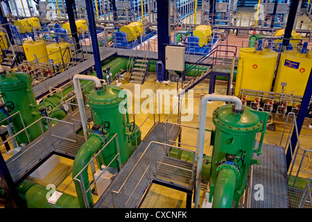 Desalination plant in Marbella Costa del Sol Malaga Andalusia Spain Stock Photo