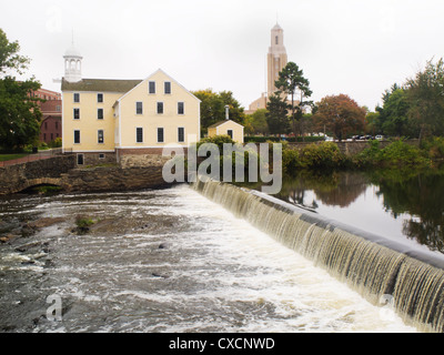Slater Mill in Pawtucket Rhode Island Stock Photo