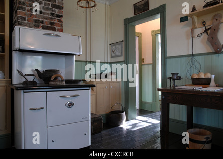 Interior of Dr Wilfred Grenfell's house in St Anthony, Newfoundland Stock Photo