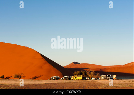 Dune 45, Sossusvlei, Namib Naukluft Park, Namib Desert, Namibia, Africa Stock Photo