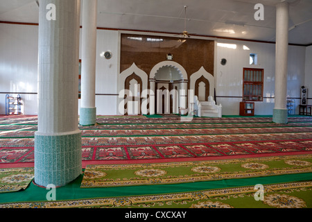 Myanmar, Burma. Kalaw Mosque Interior, Built 1953. Stock Photo