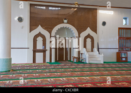 Myanmar, Burma. Kalaw Mosque Interior, built 1953. Stock Photo