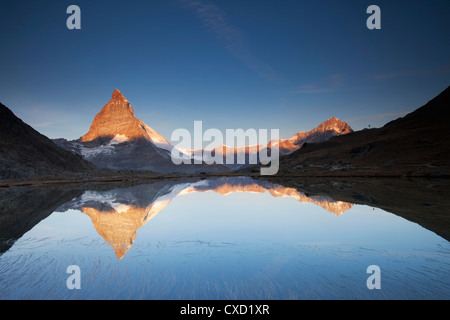 Matterhorn, Zermatt, Canton Valais, Swiss Alps, Switzerland, Europe Stock Photo