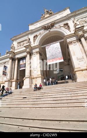 Rome, Italy - 30 March, 2012: Tourists visiting History Museum in Rome Stock Photo