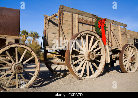 20 Mule Team Wagon in Death Valley National Park, California, United States of America, North America Stock Photo