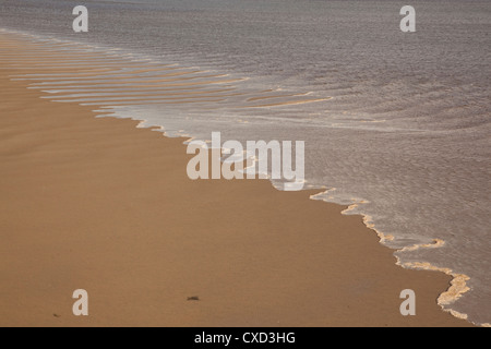 Estuary in Barmouth Wales with the tide coming in on a sunny day in August 2012 Stock Photo