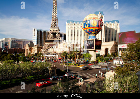 Paris Casino on The Strip, Las Vegas, Nevada, United States of America, North America Stock Photo