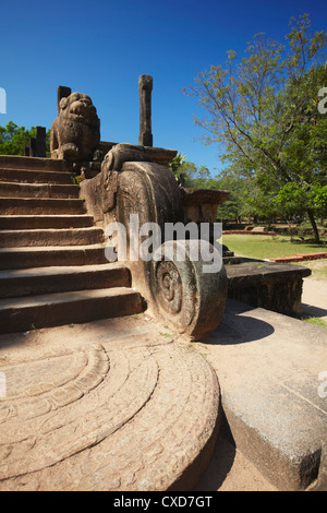 Council Chamber, Citadel, Polonnaruwa, UNESCO World Heritage Site, North Central Province, Sri Lanka, Asia Stock Photo