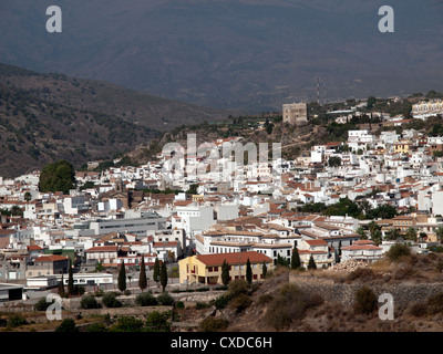 The traditional Spanish village of Velez de Benaudalla in the province of Granada. Stock Photo