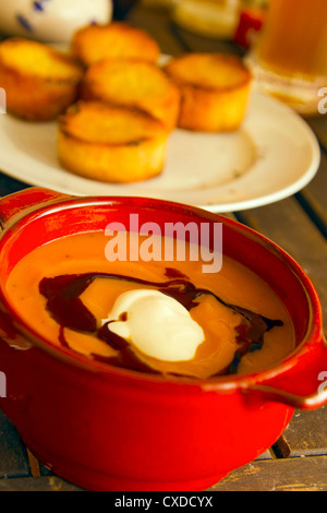 pumpkin soup Stock Photo