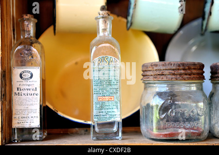 Empty Old Bottles and Jars
