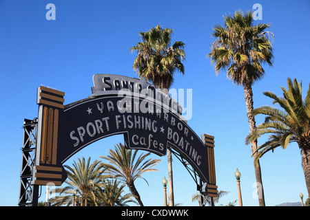 Santa Monica Pier, Santa Monica, Los Angeles, California, USA Stock Photo