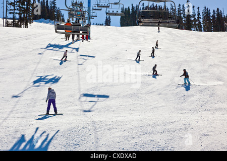 Whistler Blackcomb Ski Resort, Whistler, British Columbia, Canada, North America Stock Photo