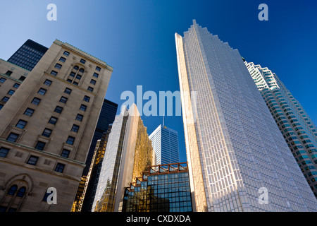 Traditional and modern architecture, Toronto, Ontario, Canada, North America Stock Photo