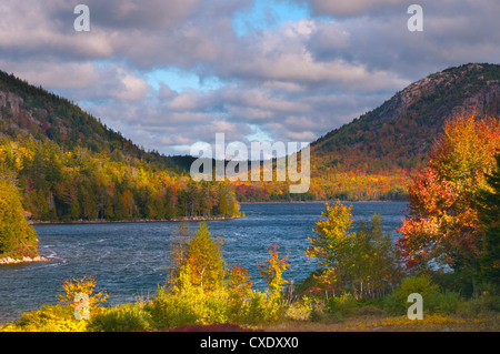 Eagle Lake, Acadia National Park, Mount Desert Island, Maine, New England, United States of America, North America Stock Photo