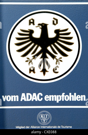 Brunswick, the ADAC logo with eagle Stock Photo