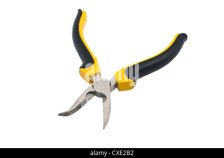 small pliers isolated on white background Stock Photo