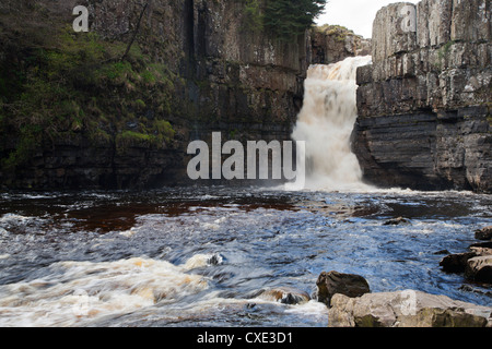 High Force in Upper Teesdale, County Durham, England Stock Photo