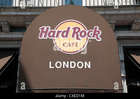 The Hard Rock Cafe on Piccadilly, London.July 2012 Stock Photo