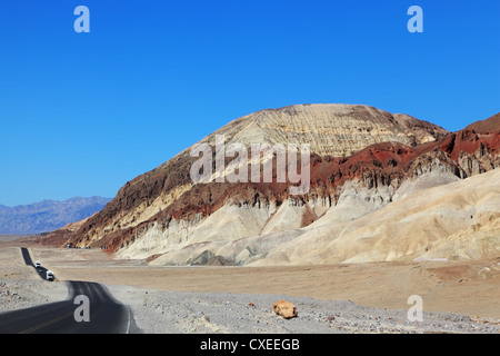 The famous road Artists  Palette in USA Stock Photo