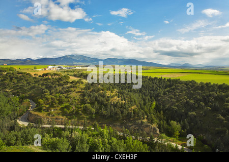 Park in suburb of Madrid Stock Photo