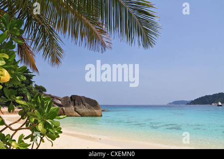 A beach in the picturesque Similan Islands Stock Photo