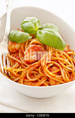 Spaghetti diablo Stock Photo