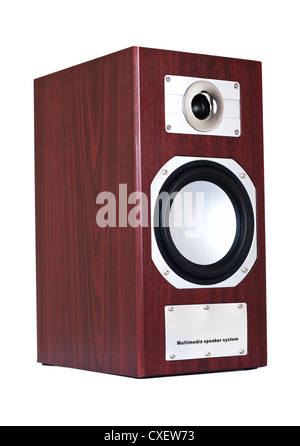 brown speaker system Stock Photo