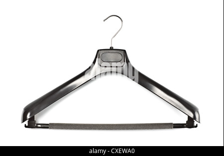 black coat hanger Stock Photo