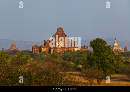 The 12th century DHAMMAYANGYI PAHTO or TEMPLE is the largest in BAGAN and was probably built by Narathu - MYANMAR Stock Photo