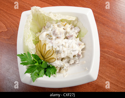 italian saladon plate Stock Photo