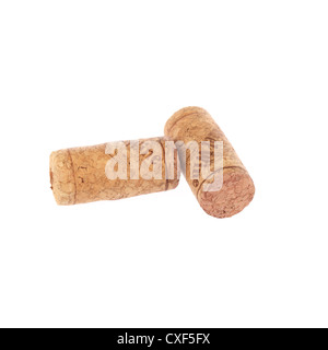 two corks from wine bottles Stock Photo