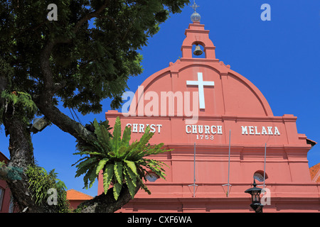 Christ Church Melaka in Melaka, Malaysia Stock Photo