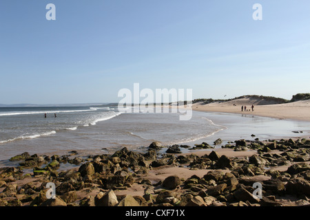 Lossiemouth beach Scotland September 2012 Stock Photo