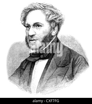 Ignaz, Isaak, Isack Moscheles, 1794-1870, Bohemian-Austrian composer, pianist and music educator, Stock Photo