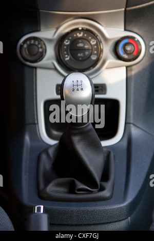 Conditioner and air flow control in a modern car Stock Photo
