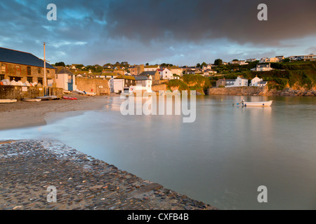 Gorran Haven; village and beach; Cornwall; UK Stock Photo