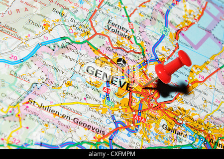 Geneve On Map Cxfmpm 