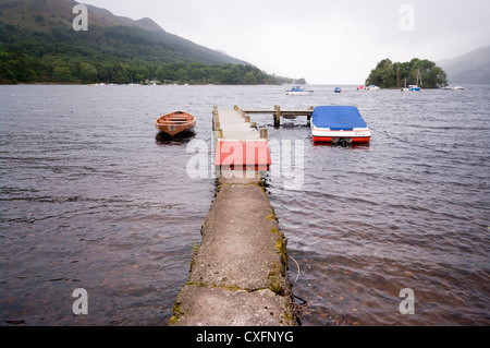 Loch Earn Seen From St Fillans Perth and Kinross Scotland Stock Photo