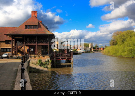 Thames river in Old Isleworth, London, UK Stock Photo