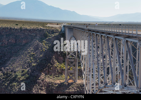 Rio Grande Gorge Bridge, northern New Mexico. Stock Photo