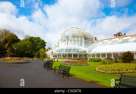 The Palm House at the Botanic Gardens Stock Photo